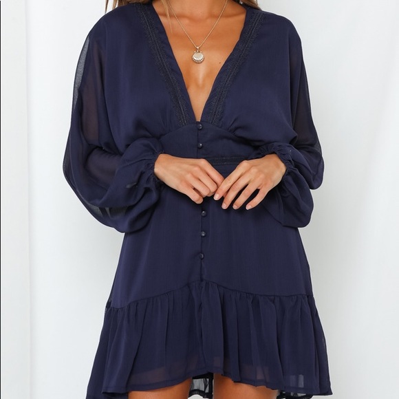 Loving Angels Dress Navy Size XS - Picture 3 of 3